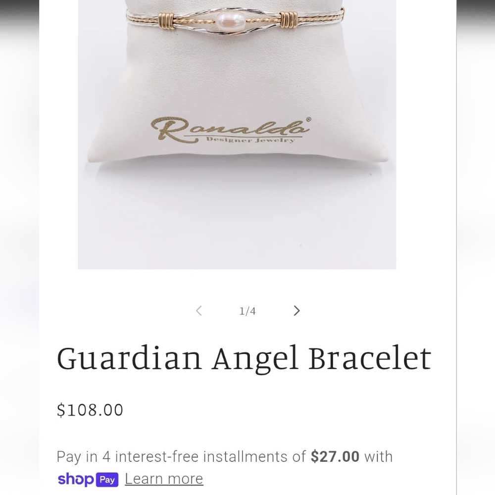 Ronaldo Jewelry 'Guardian Angel' Bracelet - Picture 2 of 6